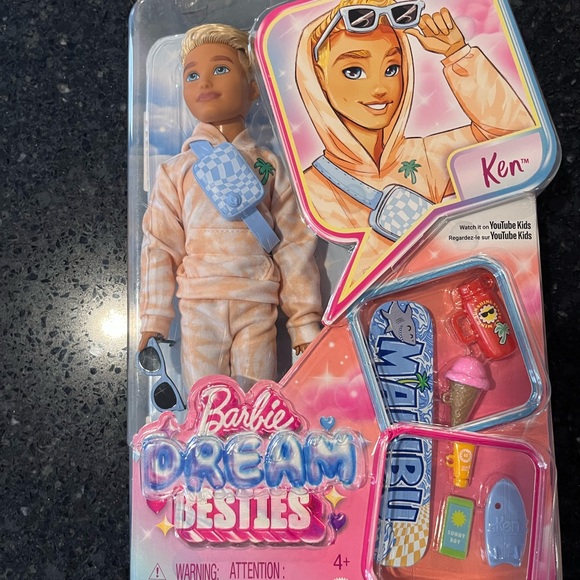 Barbie Other - Barbie Dream Besties Ken Doll in Cream Outfit with Accessories